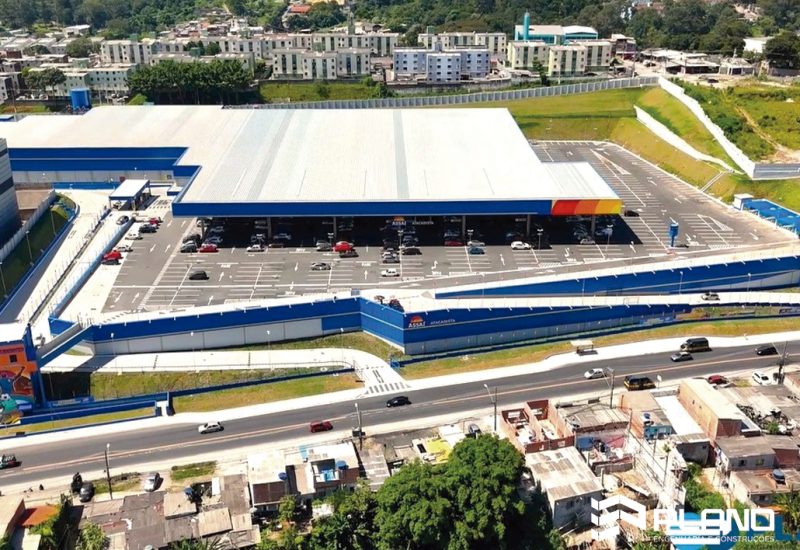 Assaí Cidade Tiradentes - Vista aérea - Projeto Plano Engenharia