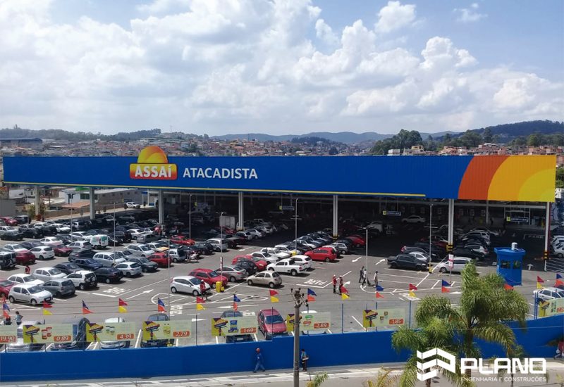 Assaí Guarulhos (Jamil Zarif)- Vista aérea - Projeto Plano Engenharia