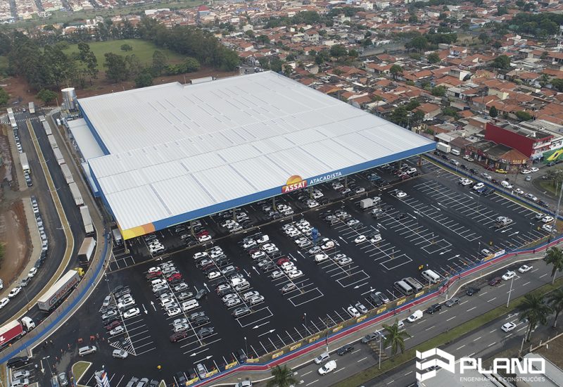 Assaí Indaiatuba - Estacionamento - Projeto Plano Engenharia