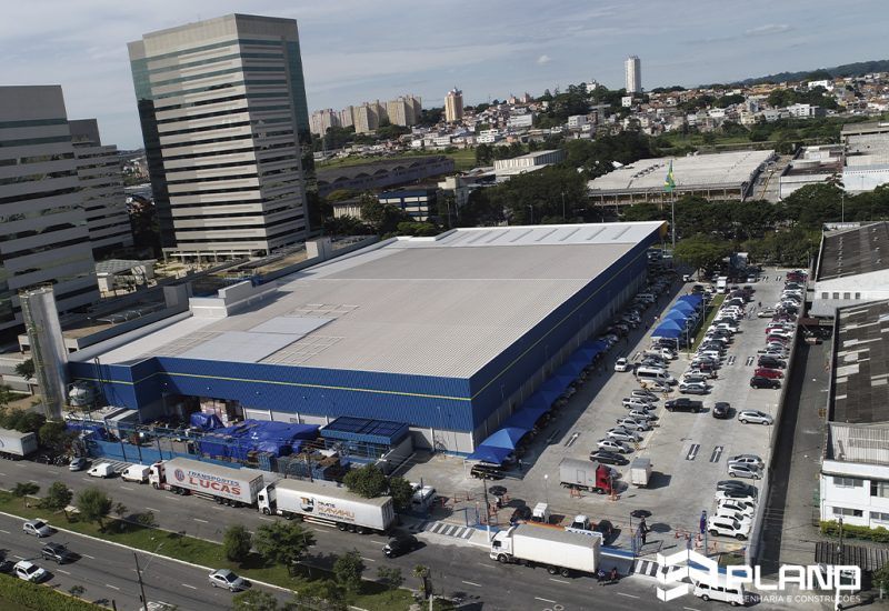 Assaí Nações Unidas - Vista Áerea - Projeto Plano Engenharia