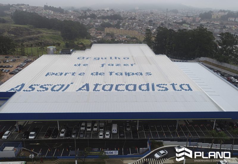 Assaí Parada de Taipas - Telhado - Projeto Plano Engenharia