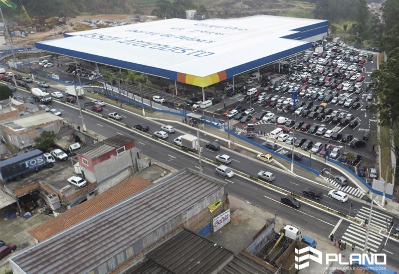 Assaí Parada de Taipas - Vista Áerea - Projeto Plano Engenharia e Construção