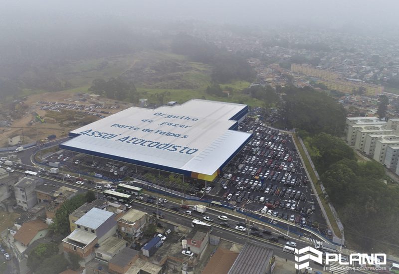 Assaí Parada de Taipas - Vista Áerea - Projeto Plano Engenharia