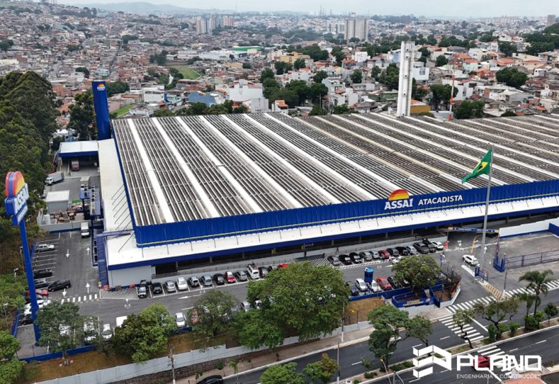 Assaí Santo André (Utinga) - vista aerea - Plano Engenharia